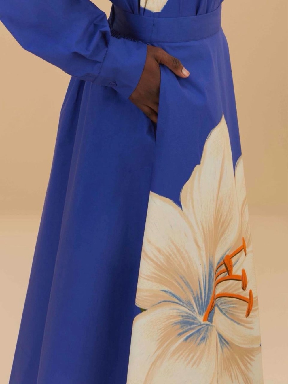 NWT FARM RIO Blue Flower Skirt - Picture 4 of 6